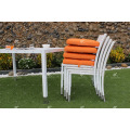 Weather Resistant Poly Rattan Stackable Coffee Dining Set